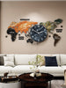 Contemporary Modern Creative World Map Wall Clock / Lixra