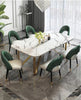 Splendid Look Glossy Finish Rectangular Shaped Dining Table Set - Lixra