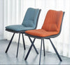Nordic Style Light Luxury Multicolor Leather Dining Chairs - Lixra