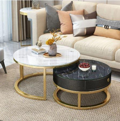 Multifunctional Home Desire Marble Top Coffee Table - Lixra