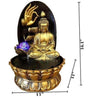 Golden Finish Decorative Crafted Meditating Water Fountain / Lixra