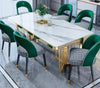Sophisticated Creative Design Marble-Top Dining Table Set / Lixra